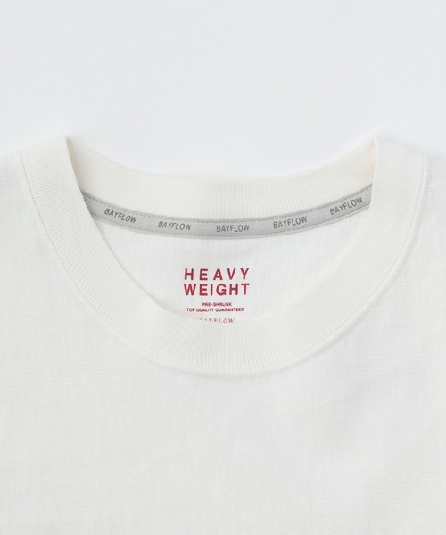 BAYFLOW（ベイフロー）の「ヘビーウェイト半袖Tシャツ（Tシャツ/カットソー・メンズ・ネイビー/ベージュ/オフホワイト/チャコール/カーキ・MEDIUM/LARGE）」の18枚目の写真