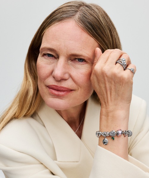 セール】エンサークルド ピンク ムラノ ガラス チャーム（チャーム