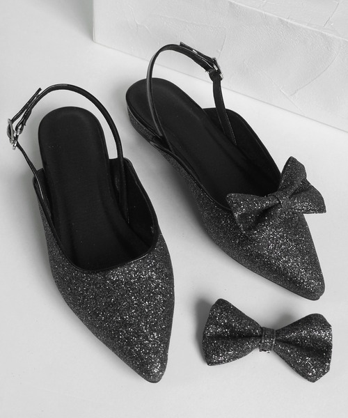 minia（ミニア）の「バックストラップリボンパンプス（パンプス・レディース・ブラック系その他/シルバー系その他/ブラック・LL/S/M/L）」の20枚目の写真