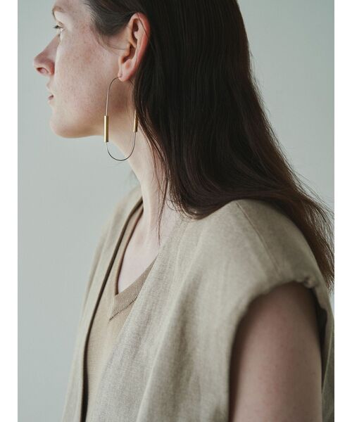 ELENDEEK（エレンディーク）の「オーバーサイズジレ（テーラードジャケット・レディース・ブラック/ベージュ・FREE）」の19枚目の写真