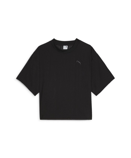 Puma レッド メッシュシャツ PUMA tシャツ プーマ ウィメンズ デア トゥ メッシュ 半袖 T