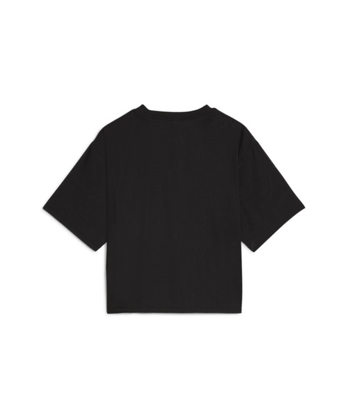 Puma 黒赤 メッシュシャツ PUMA tシャツ プーマ ウィメンズ デア トゥ メッシュ 半袖 T