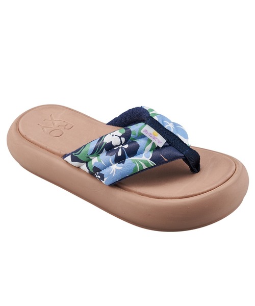 ROXY(ロキシー)の「RAD WEEKEND PILE/ロキシーボリュームソールトングサンダル(サンダル・レディース・ブラック/ホワイト/ベージュ・SMALL/MEDIUM/LARGE)」の1枚目の写真