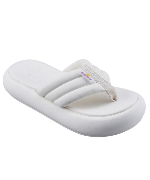 ROXY(ロキシー)の「RAD WEEKEND PILE/ロキシーボリュームソールトングサンダル(サンダル・レディース・ブラック/ホワイト/ベージュ・SMALL/MEDIUM/LARGE)」の2枚目の写真