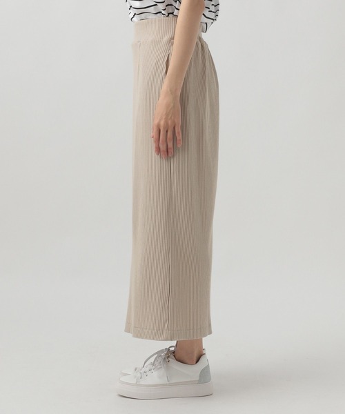 Elura(エルーラ)の「リブナロースカート/114471(スカート・レディース・ライトベージュ/ブラック・LARGE/MEDIUM)」の8枚目の写真