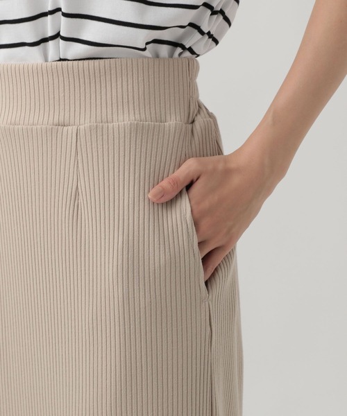 Elura(エルーラ)の「リブナロースカート/114471(スカート・レディース・ライトベージュ/ブラック・LARGE/MEDIUM)」の12枚目の写真