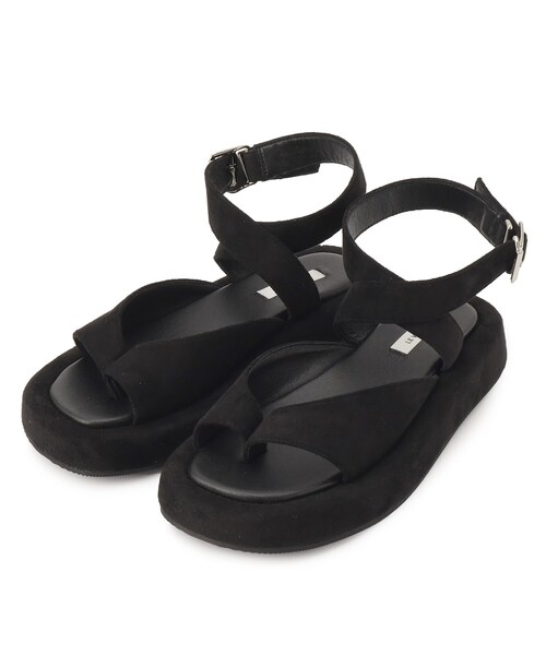 GALLEST(ギャレスト)の「◆【LE VERNIS(ル・ベルニ)】ワイドベルトサンダル(サンダル・レディース・ダークオレンジ/ブラック/サンドベージュ・35/45)」の1枚目の写真