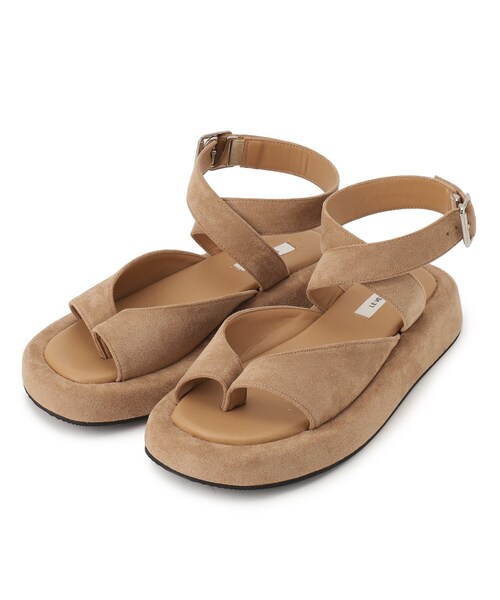 GALLEST(ギャレスト)の「◆【LE VERNIS(ル・ベルニ)】ワイドベルトサンダル(サンダル・レディース・ダークオレンジ/ブラック/サンドベージュ・35/45)」の4枚目の写真