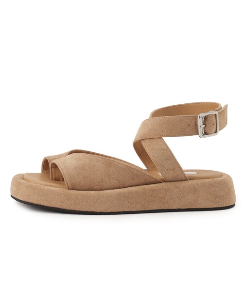 GALLEST(ギャレスト)の「◆【LE VERNIS(ル・ベルニ)】ワイドベルトサンダル(サンダル・レディース・ダークオレンジ/ブラック/サンドベージュ・35/45)」の5枚目の写真