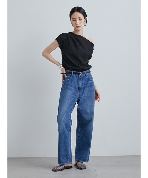 公式通販サイト - ファッション 通販 MIESROHE（ミースロエ）の「ｱｼﾒﾀｯｸﾄﾞﾚｰﾌﾟﾌﾞﾗｳｽ（Tシャツ トップス