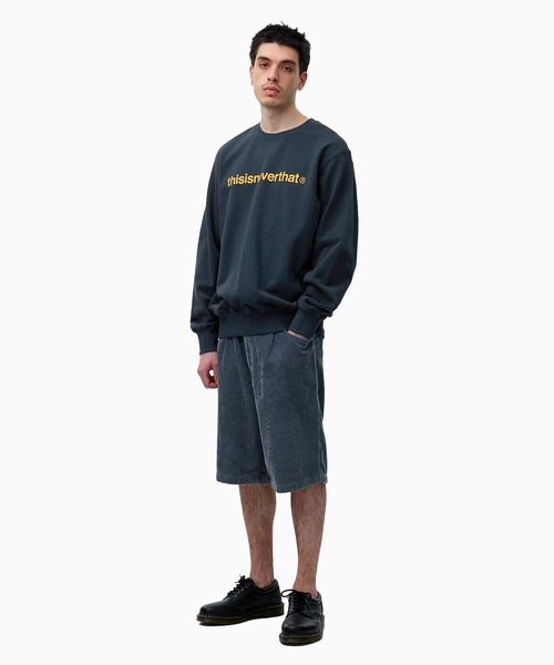 【THISISNEVERTHAT】オーバーダイコーデュロイショートホワイ thisisneverthat パンツ Overdyed Corduroy Short メンズ