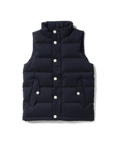 BEAMS（ビームス）の「BEAMS / ストレッチダウンベスト（ダウンベスト・メンズ・グレー/ネイビー・SMALL/MEDIUM/LARGE/X-LARGE）」の3枚目の写真