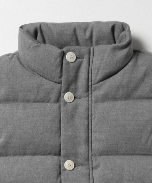 BEAMS（ビームス）の「BEAMS / ストレッチダウンベスト（ダウンベスト・メンズ・グレー/ネイビー・SMALL/MEDIUM/LARGE/X-LARGE）」の5枚目の写真