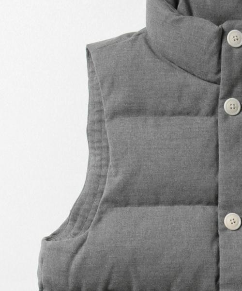 BEAMS（ビームス）の「BEAMS / ストレッチダウンベスト（ダウンベスト・メンズ・グレー/ネイビー・SMALL/MEDIUM/LARGE/X-LARGE）」の6枚目の写真