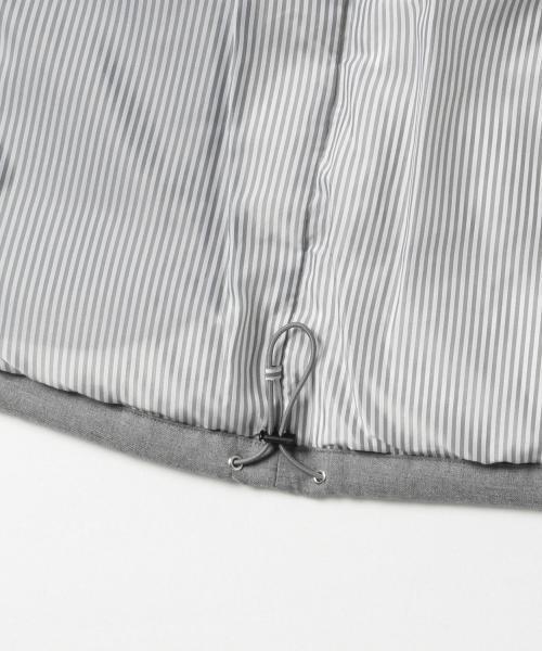 BEAMS（ビームス）の「BEAMS / ストレッチダウンベスト（ダウンベスト・メンズ・グレー/ネイビー・SMALL/MEDIUM/LARGE/X-LARGE）」の8枚目の写真