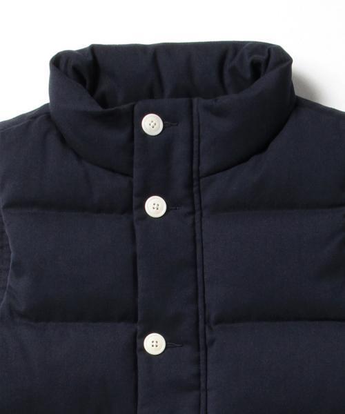 BEAMS（ビームス）の「BEAMS / ストレッチダウンベスト（ダウンベスト・メンズ・グレー/ネイビー・SMALL/MEDIUM/LARGE/X-LARGE）」の11枚目の写真