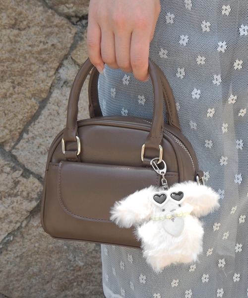 minia（ミニア）の「きっとうさぎ ＜ぬいぐるみキーホルダー