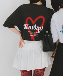 【nemne store × My Melody & Kuromiコラボアイテム】ハートモチーフTシャツ