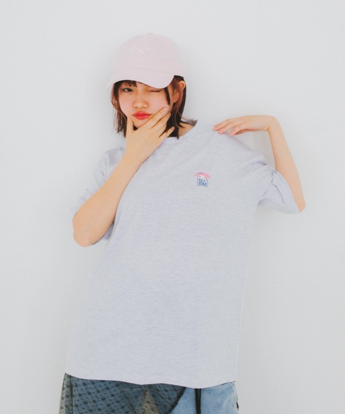 nemne store（ネンネストア）の「【nemne store × My Melody & Kuromiコラボアイテム】ハートモチーフTシャツ（Tシャツ/カットソー・レディース・ブラック/オートミール・SMALL/MEDIUM）」の20枚目の写真