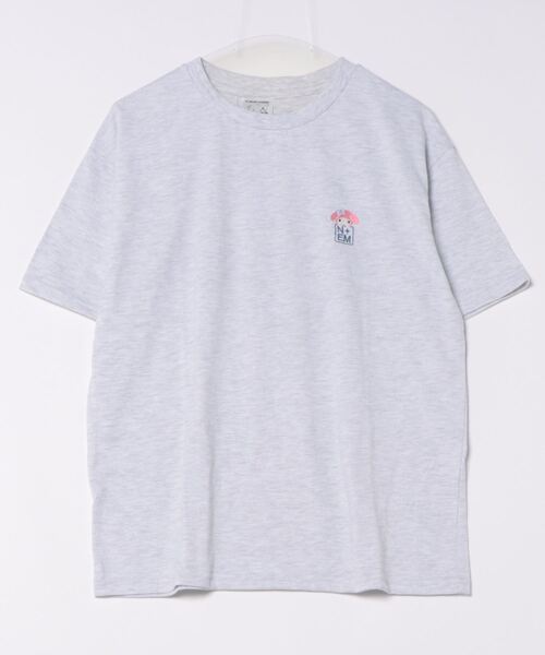 nemne store（ネンネストア）の「【nemne store × My Melody & Kuromiコラボアイテム】ハートモチーフTシャツ（Tシャツ/カットソー・レディース・ブラック/オートミール・SMALL/MEDIUM）」の10枚目の写真