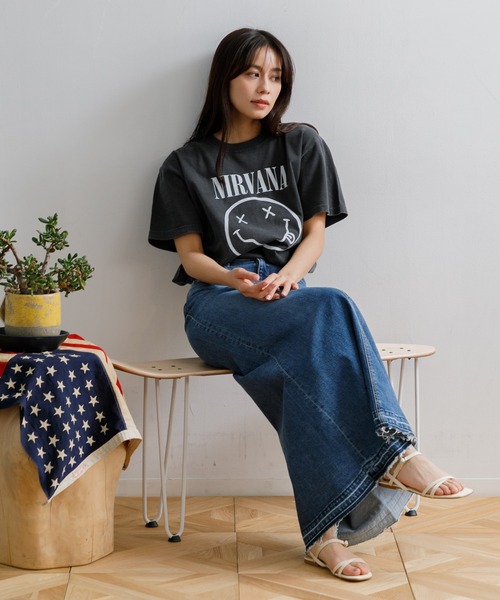 AMERICAN RAG CIE（アメリカンラグシー）の「YANUK マキシAラインスカート（デニムスカート・レディース・ブルー・M/S/XS）」の10枚目の写真