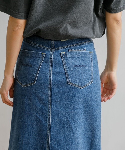 AMERICAN RAG CIE（アメリカンラグシー）の「YANUK マキシAラインスカート（デニムスカート・レディース・ブルー・M/S/XS）」の15枚目の写真