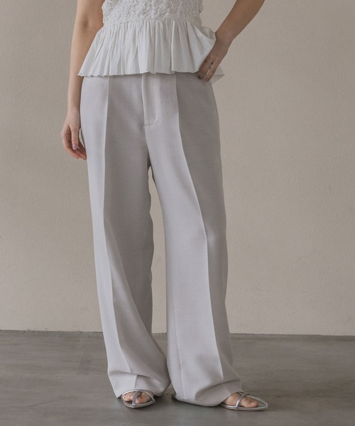 A part by（アパートバイ）の「メッシュストレーパンツ（その他パンツ・レディース・アイボリー/ブラック/グレー系その他・SMALL/MEDIUM）」の3枚目の写真