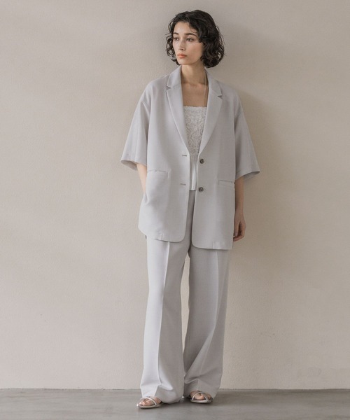 A part by（アパートバイ）の「メッシュストレーパンツ（その他パンツ・レディース・アイボリー/ブラック/グレー系その他・SMALL/MEDIUM）」の11枚目の写真