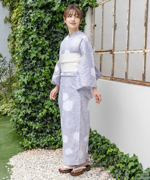 Honeys（ハニーズ）の「作り帯のみ(浴衣)（浴衣・レディース・マスタード/ライトグレー/レッド/スモークピンク/アイボリー・F）」の6枚目の写真