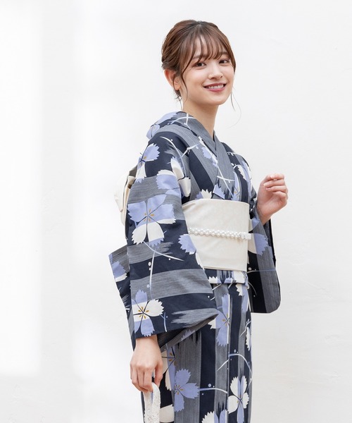 Honeys（ハニーズ）の「作り帯のみ(浴衣)（浴衣・レディース・マスタード/ライトグレー/レッド/スモークピンク/アイボリー・F）」の9枚目の写真