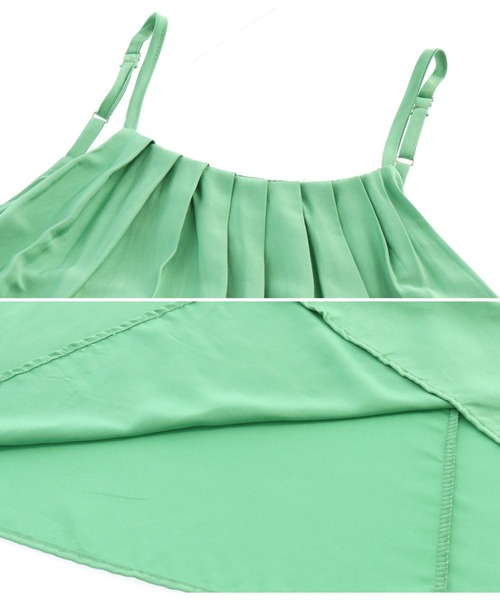 anap mimpi(アナップミンピ)の「バックオープン Aライン マキシワンピース(ワンピース・レディース・ブラック/オレンジ/ミント・FREE)」の5枚目の写真