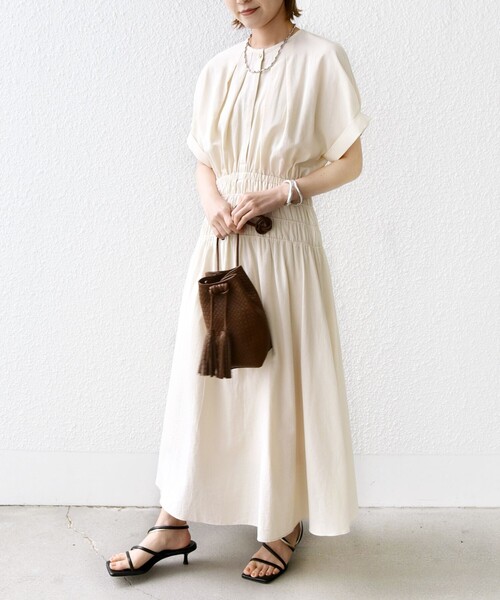 SHIPS（シップス）の「* 〈手洗い可能〉ドルマン タック シャーリング