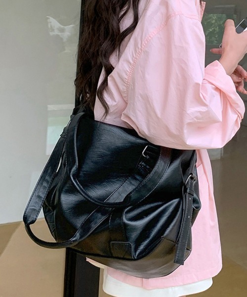 Miniministore（ミニミニストア）の「大容量トートバッグA4通勤通学ママバッグ（トートバッグ・レディース・アイボリー/ブラック/ブラウン・FREE）」の7枚目の写真