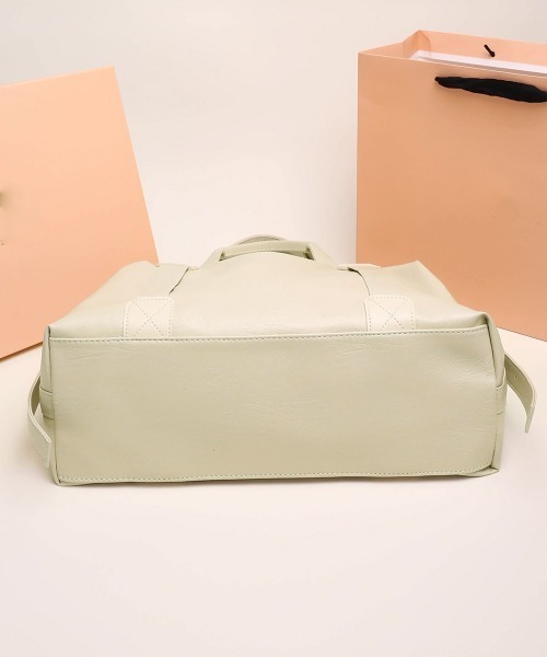 Miniministore（ミニミニストア）の「大容量トートバッグA4通勤通学ママバッグ（トートバッグ・レディース・アイボリー/ブラック/ブラウン・FREE）」の13枚目の写真