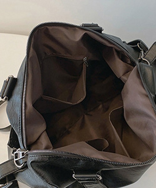 Miniministore（ミニミニストア）の「大容量トートバッグA4通勤通学ママバッグ（トートバッグ・レディース・アイボリー/ブラック/ブラウン・FREE）」の14枚目の写真