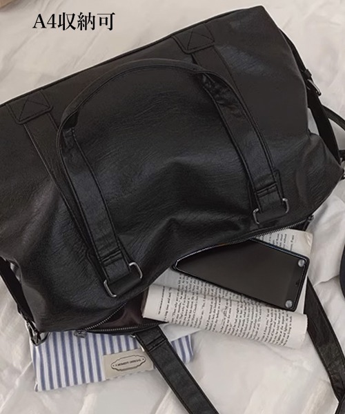 Miniministore（ミニミニストア）の「大容量トートバッグA4通勤通学ママバッグ（トートバッグ・レディース・アイボリー/ブラック/ブラウン・FREE）」の15枚目の写真