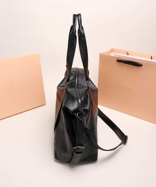 Miniministore（ミニミニストア）の「大容量トートバッグA4通勤通学ママバッグ（トートバッグ・レディース・アイボリー/ブラック/ブラウン・FREE）」の16枚目の写真