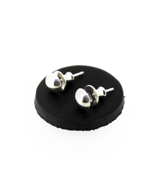 THE MILES(ザ マイルズ)の「ガレージウダガワ シルバー ラウンドスタッズ ピアス #7 (両耳用) 6mm(ピアス(両耳用)・メンズ・シルバー・FREE)」の3枚目の写真