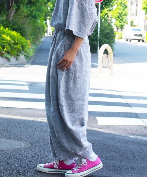 超レア　ハーベスティ　クロップドイージーサーカスパンツペイズリー HARVESTY ペイズリークロップドイージーサーカスパンツ Cropped