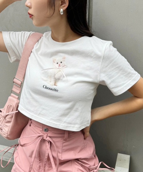 one after another NICE CLAUP（ワンアフターアナザーナイスクラップ）の「アソートTee（Tシャツ/カットソー・レディース・レッド/スミクロ/オフホワイト/ピンク/オートミール・FREE）」の2枚目の写真