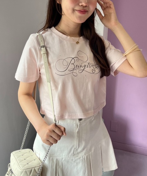 one after another NICE CLAUP（ワンアフターアナザーナイスクラップ）の「アソートTee（Tシャツ/カットソー・レディース・レッド/スミクロ/オフホワイト/ピンク/オートミール・FREE）」の4枚目の写真