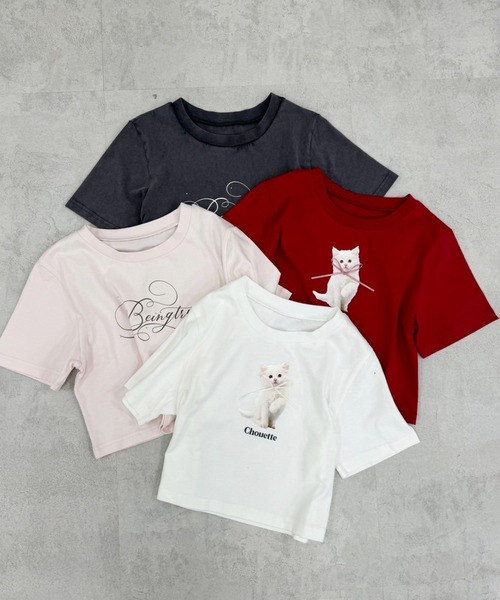 one after another NICE CLAUP（ワンアフターアナザーナイスクラップ）の「アソートTee（Tシャツ/カットソー・レディース・レッド/スミクロ/オフホワイト/ピンク/オートミール・FREE）」の11枚目の写真