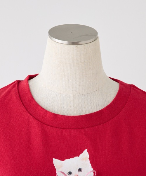 one after another NICE CLAUP（ワンアフターアナザーナイスクラップ）の「アソートTee（Tシャツ/カットソー・レディース・レッド/スミクロ/オフホワイト/ピンク/オートミール・FREE）」の17枚目の写真