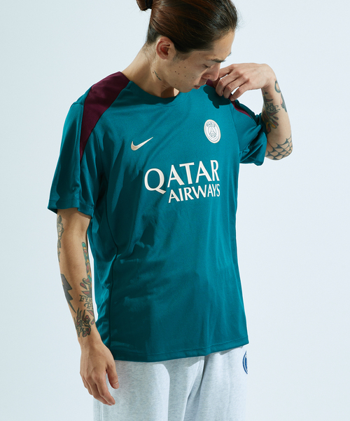 NIKE(ナイキ)の「【NIKE / ナイキ】 PSG DF STRK S/S トップ K FN9821-382(Tシャツ/カットソー・メンズ・グリーン・XX-LARGE/LARGE/SMALL)」の5枚目の写真