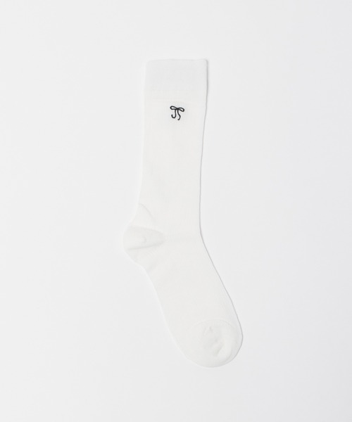 Chick(チック)の「▲RibbonSox / リボンソックス(ソックス/靴下・レディース・ブラック/グレー/ピンク/アイボリー/ホワイト・FREE)」の15枚目の写真