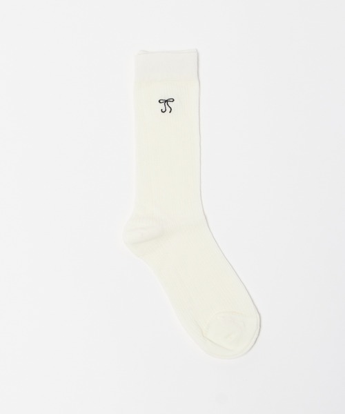 Chick(チック)の「▲RibbonSox / リボンソックス(ソックス/靴下・レディース・ブラック/グレー/ピンク/アイボリー/ホワイト・FREE)」の13枚目の写真
