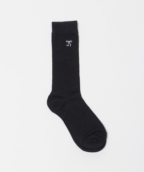 Chick(チック)の「▲RibbonSox / リボンソックス(ソックス/靴下・レディース・ブラック/グレー/ピンク/アイボリー/ホワイト・FREE)」の11枚目の写真