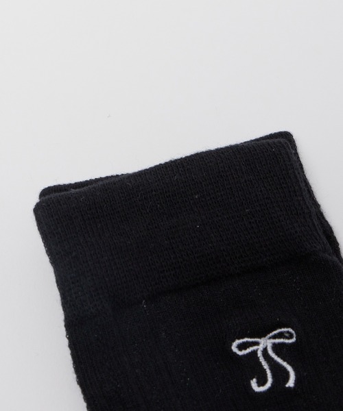 Chick(チック)の「▲RibbonSox / リボンソックス(ソックス/靴下・レディース・ブラック/グレー/ピンク/アイボリー/ホワイト・FREE)」の20枚目の写真