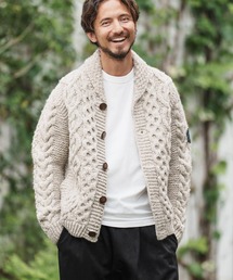 mcg3485-【HIMALAYAN CLIMBERS HAND-KNIT】手編みショールカーディガン