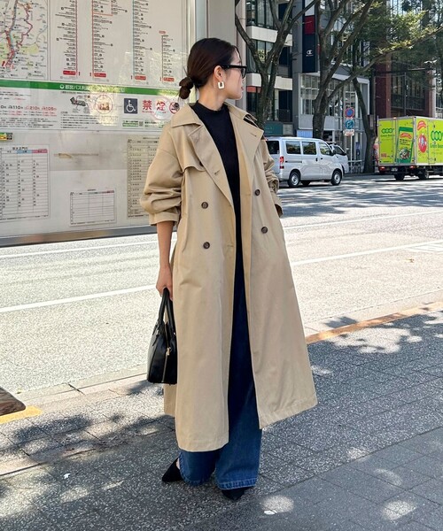 fredy emue（フレディエミュ）の「袖ボリュームトレンチコート